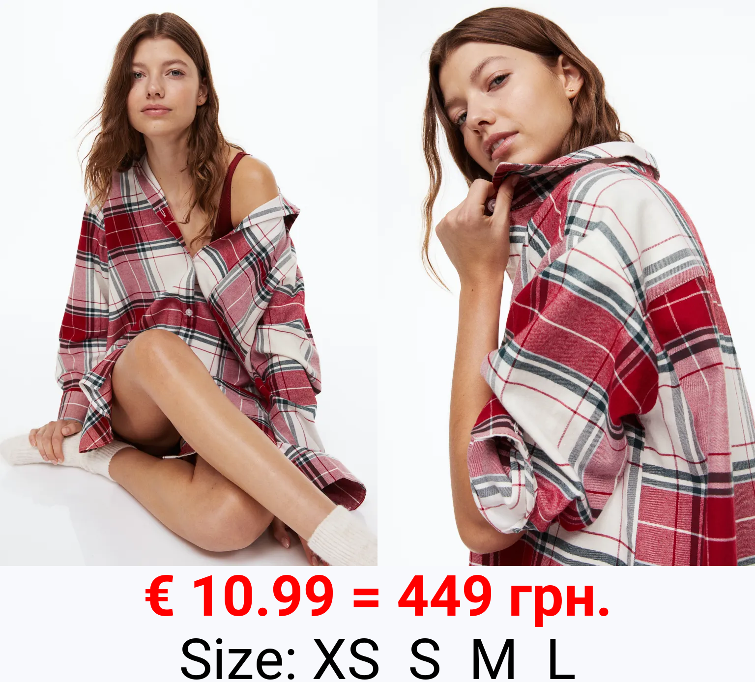 Nachthemd aus Flanell