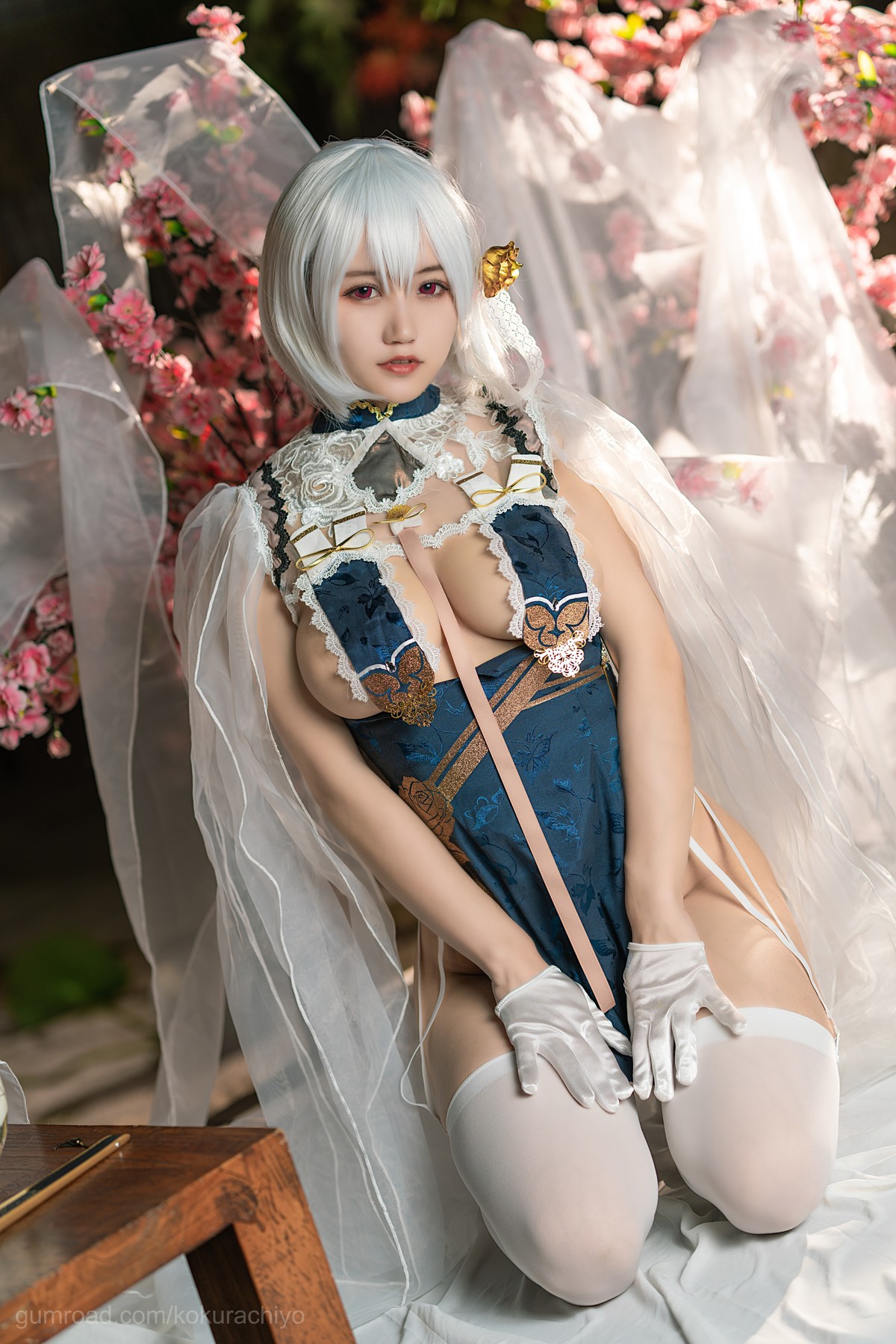 Cosplay 小仓千代 天狼星旗袍 3