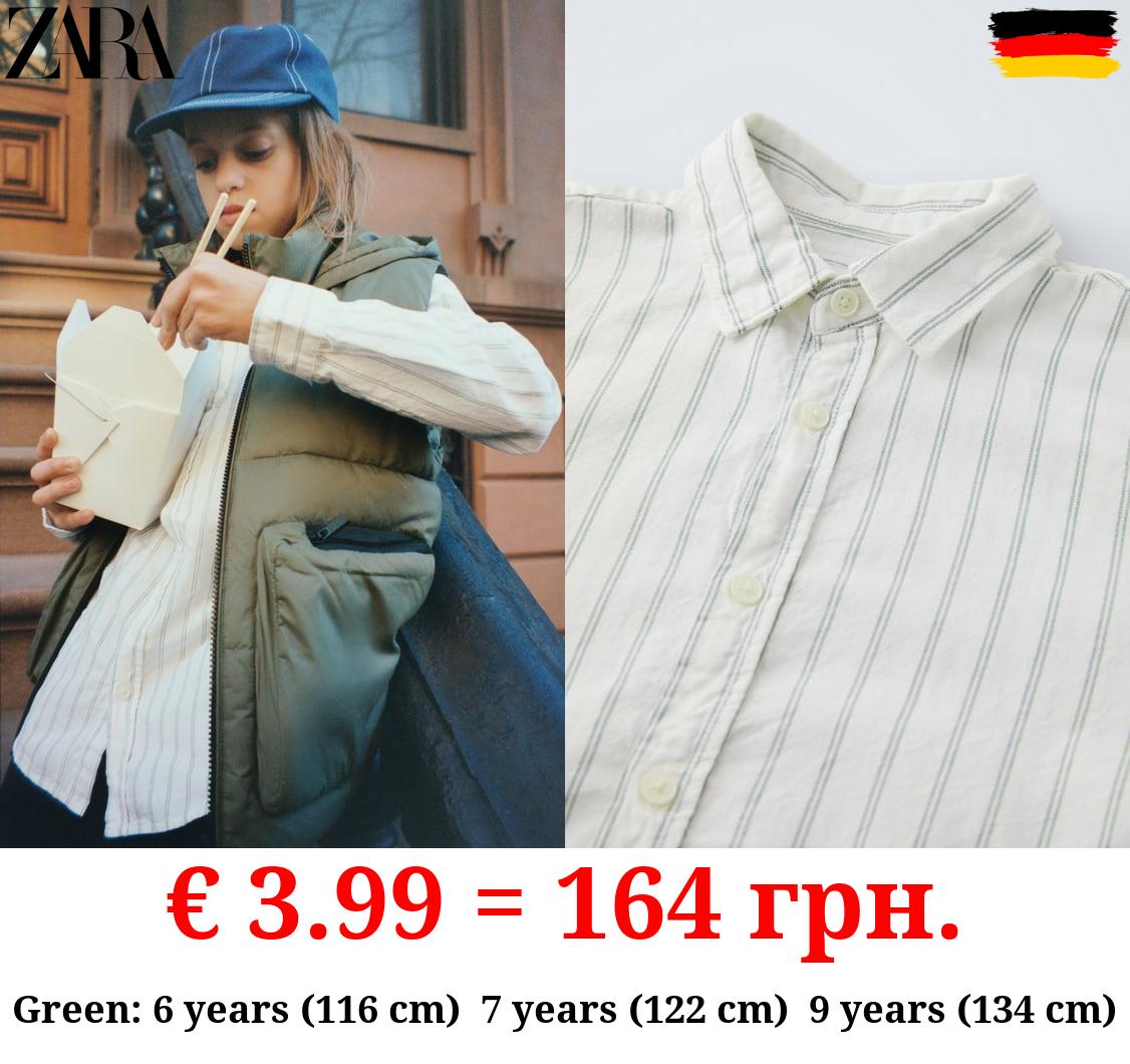 STRIPED OXFORD SHIRT