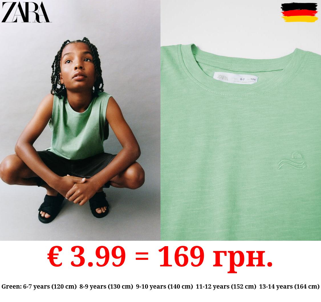 BASIC EMBROIDERED T-SHIRT