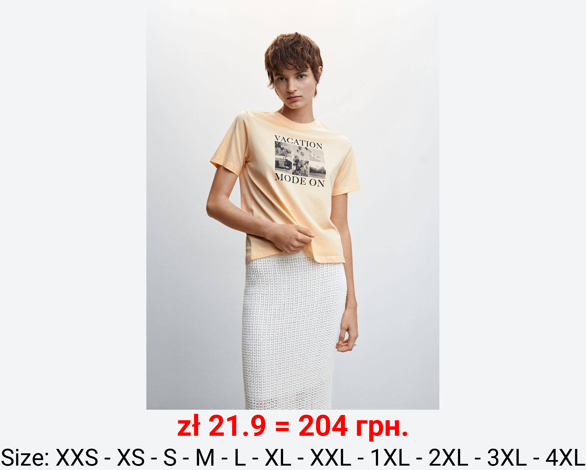 Camisa algodón estampada