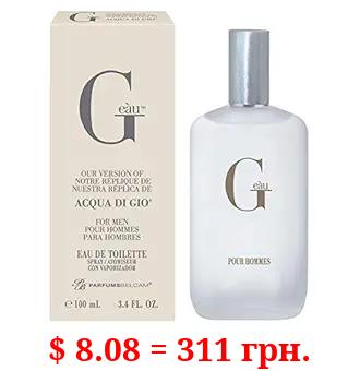 PB ParfumBelcam - G Eau Eau de Toilette Body Spray for Men, Inspired by Acqua Di Gio Parfum 4 Fl Oz