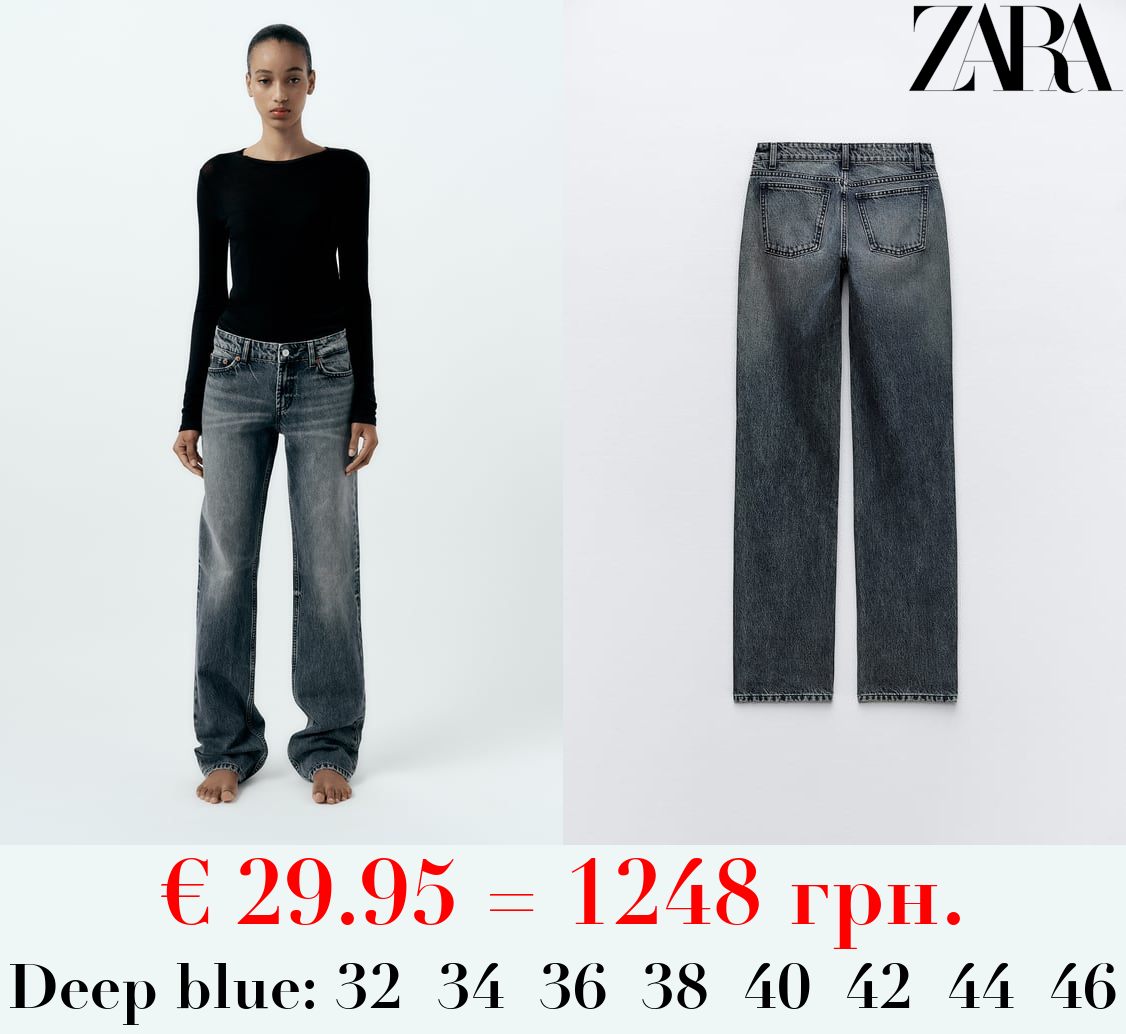 TRF STRAIGHT LOW-RISE JEANS