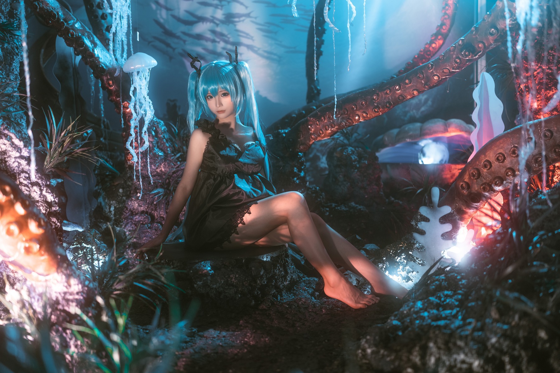蠢沫沫 Cosplay 深海少女 1