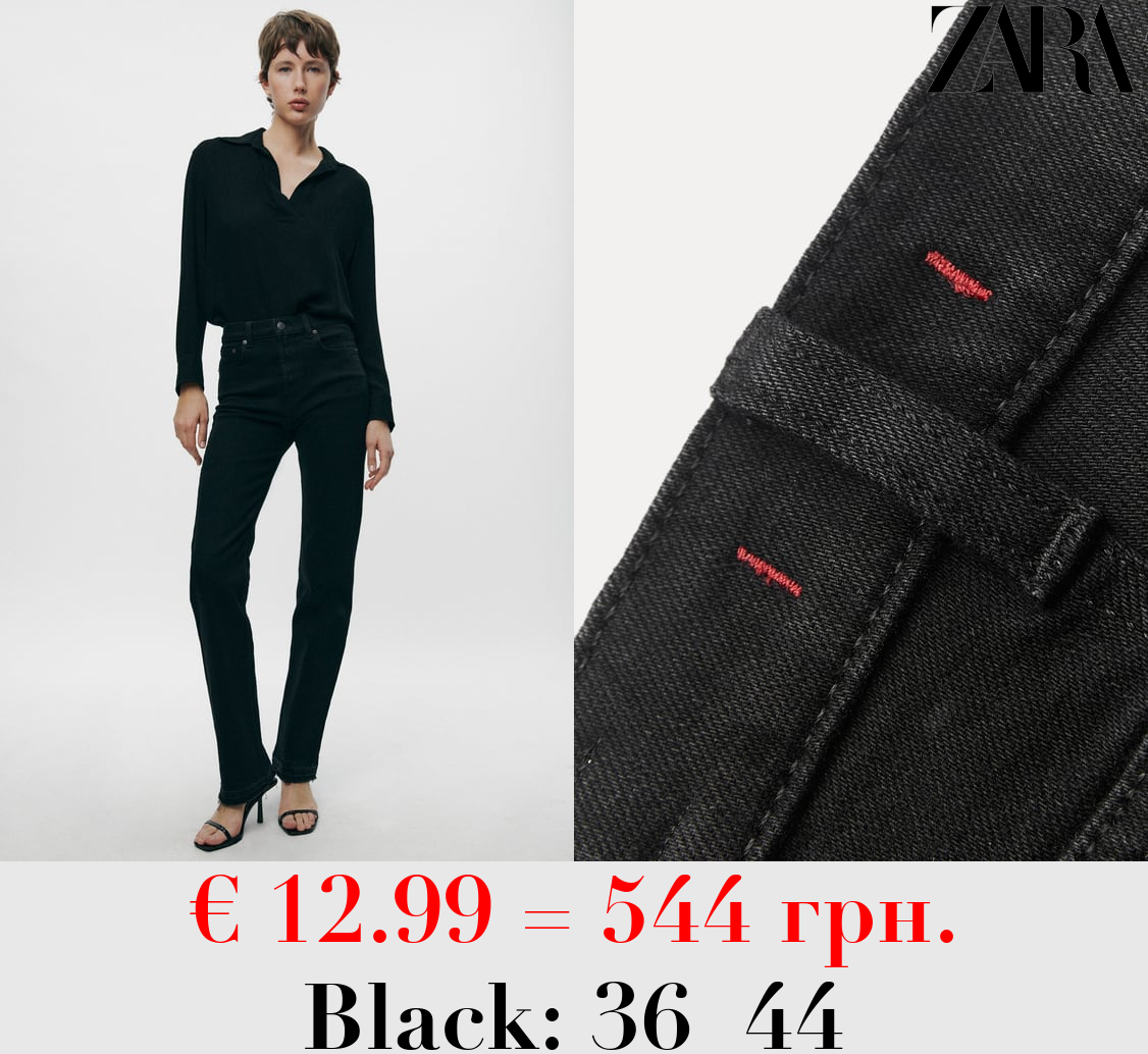 ZW COLLECTION SLIM FIT HIGH-WAIST JEANS