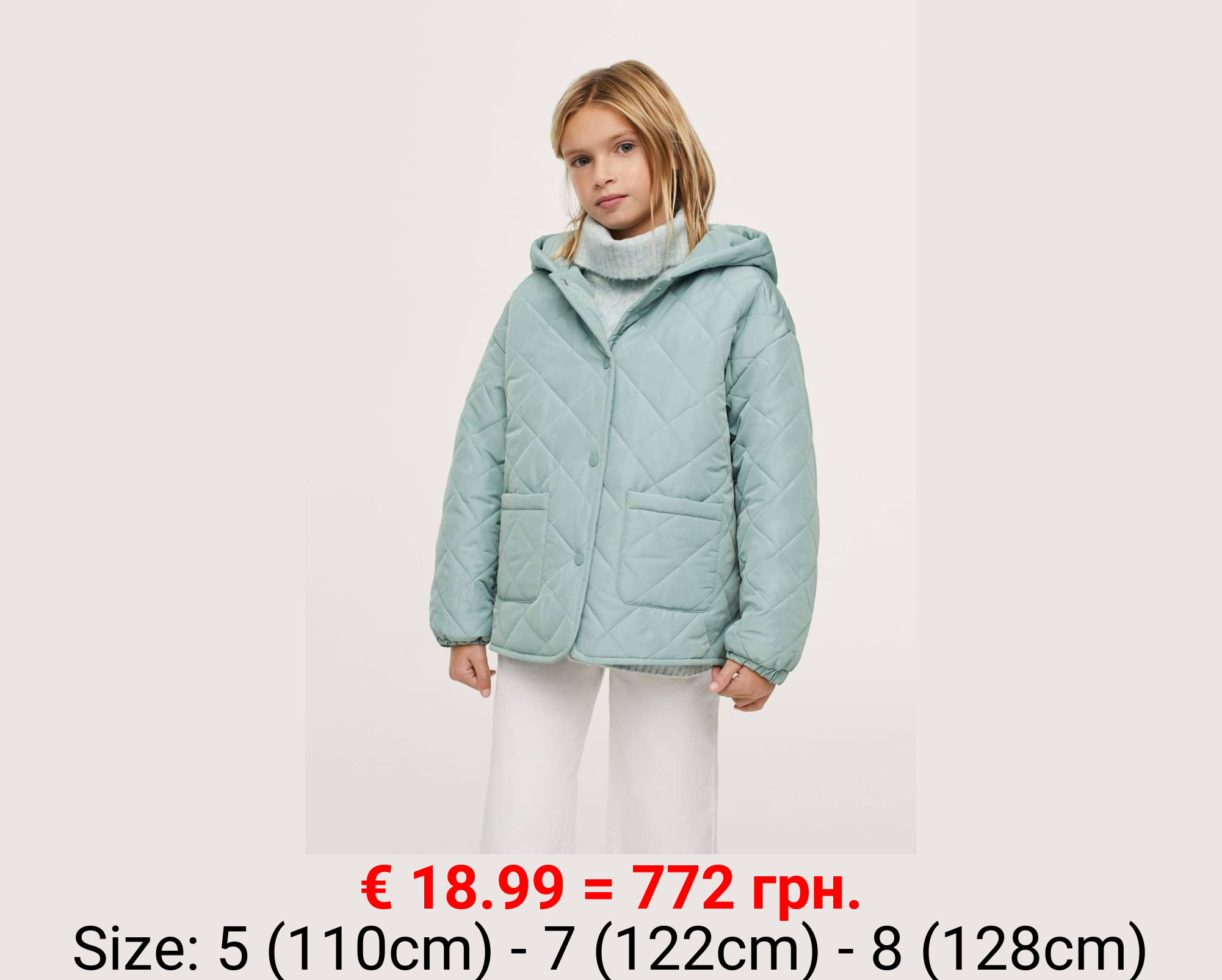 Chaqueta capucha acolchada