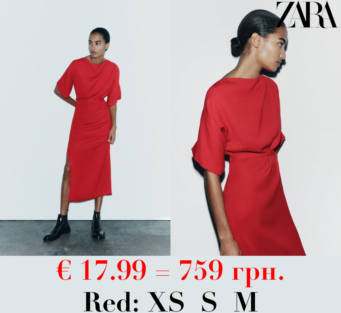 ZW COLLECTION LONG DRESS WITH BELT