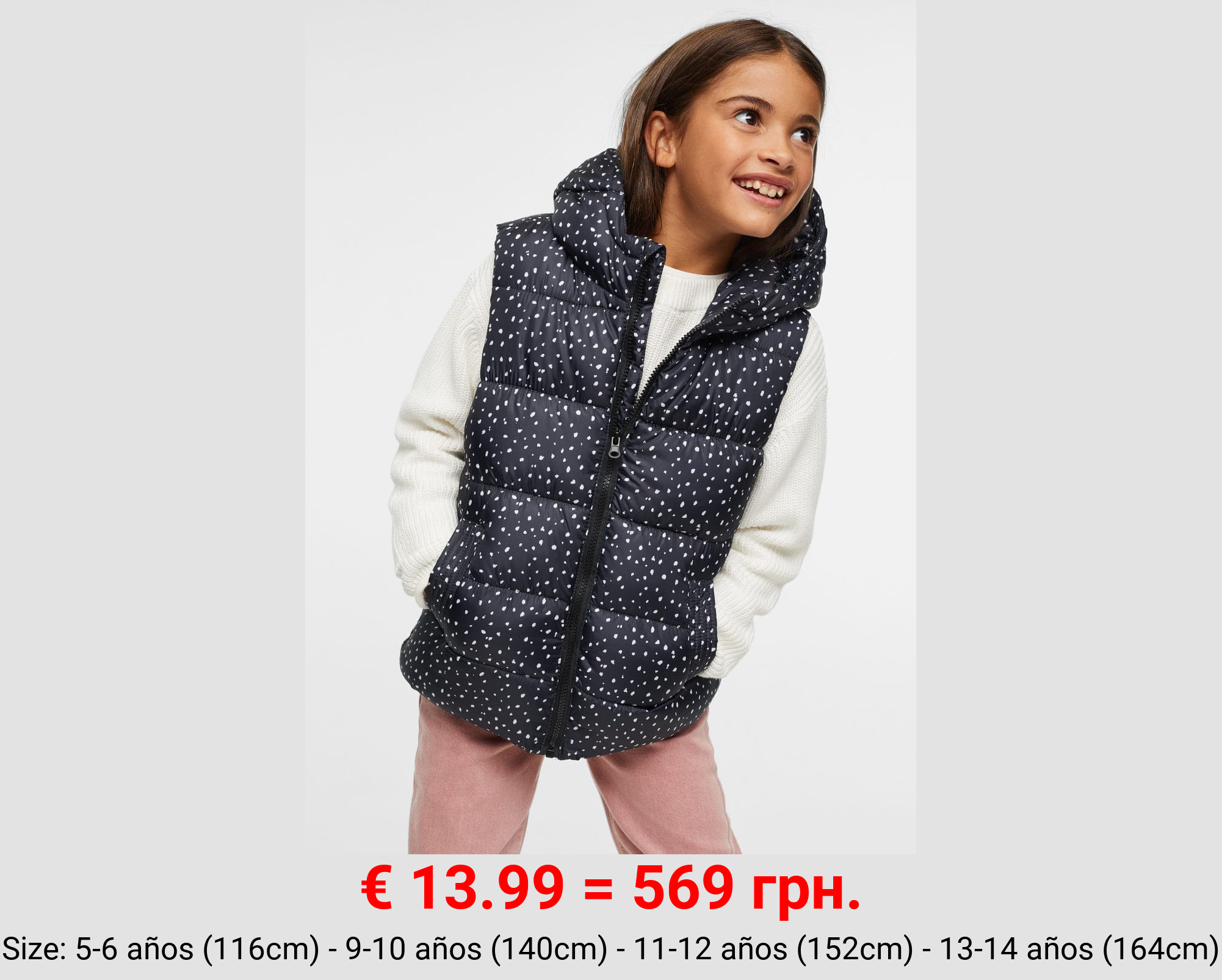 Chaleco acolchado polar