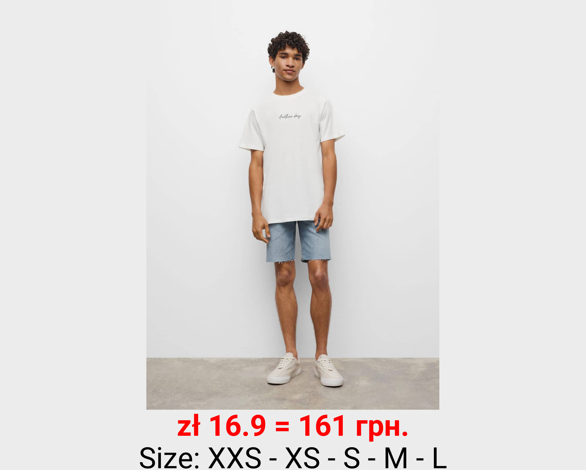 Bermudas denim bajo deshilachado