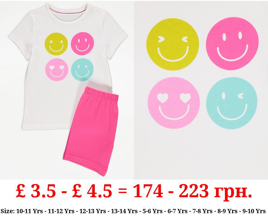 Fun Faces Short Pyjamas