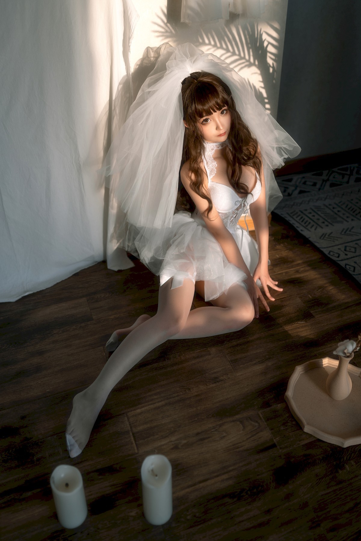 Cosplay 蠢沫沫 Chunmomo 婚纱 17