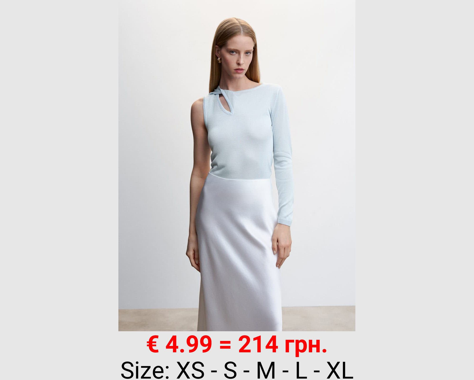 Jersey asimétrico punto fino