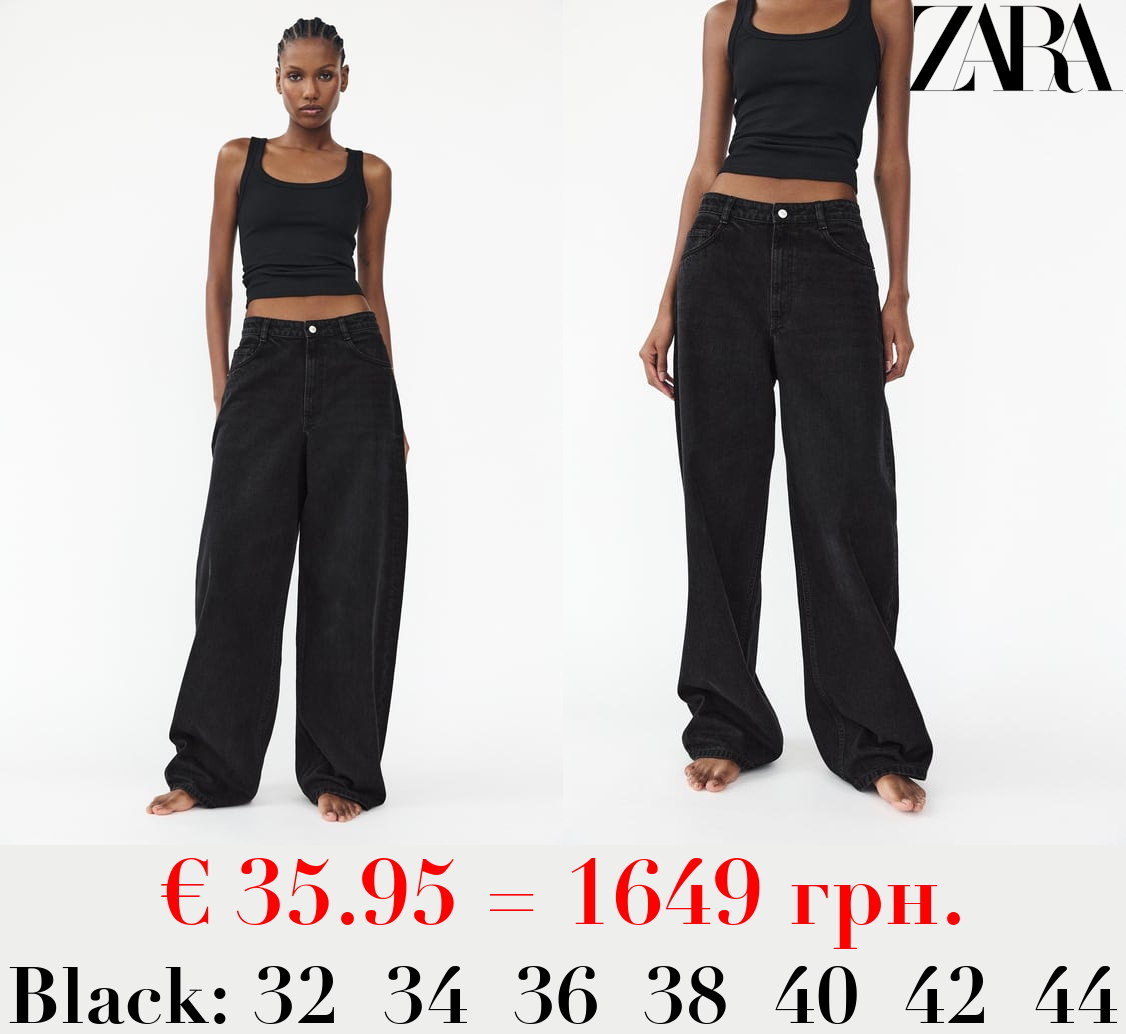 TRF RELAXED OVERSIZE MID-WAIST JEANS