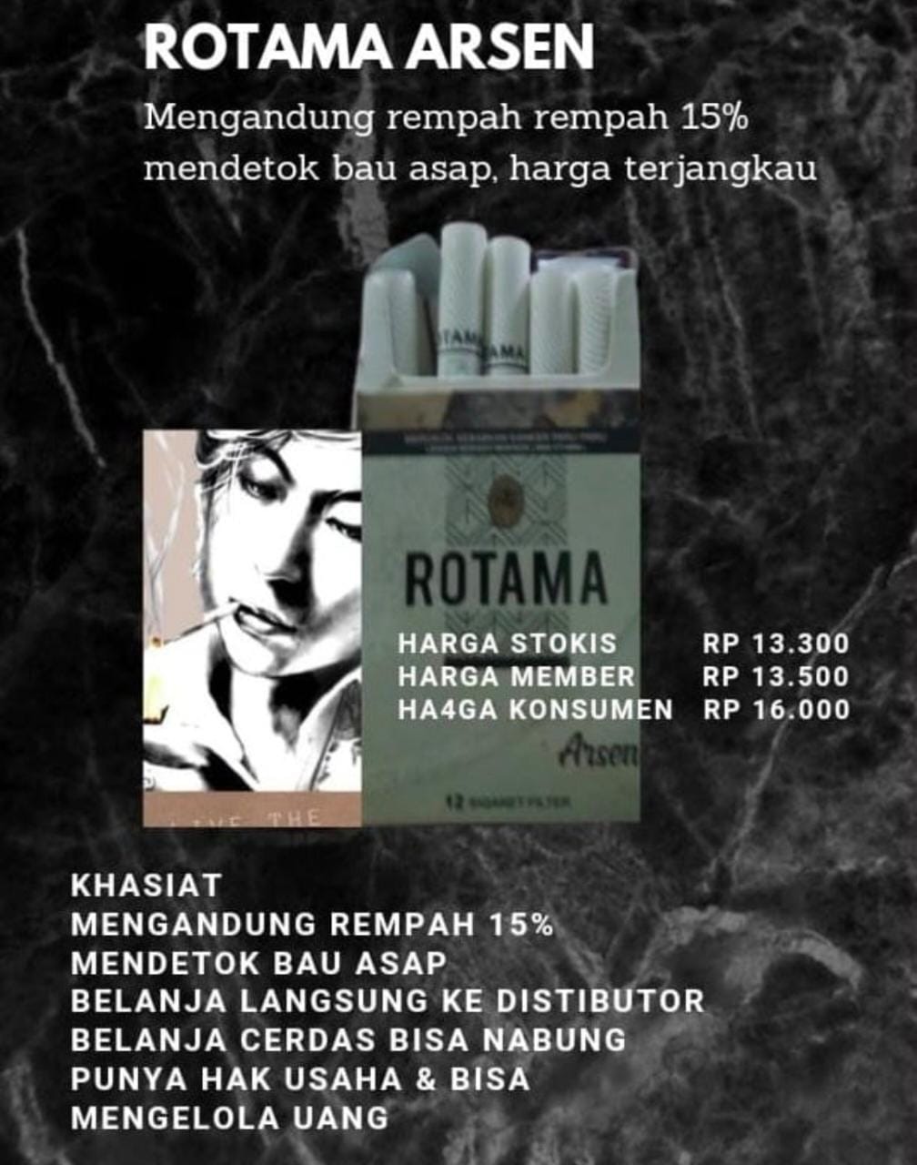 Rokok Herbal Mitra Rotama