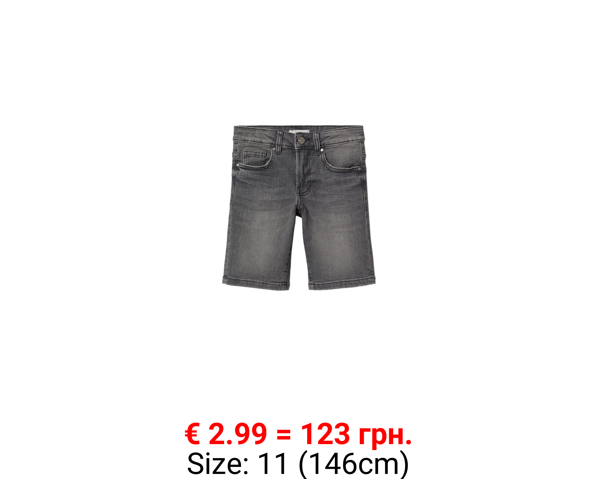 Bermudas denim algodón