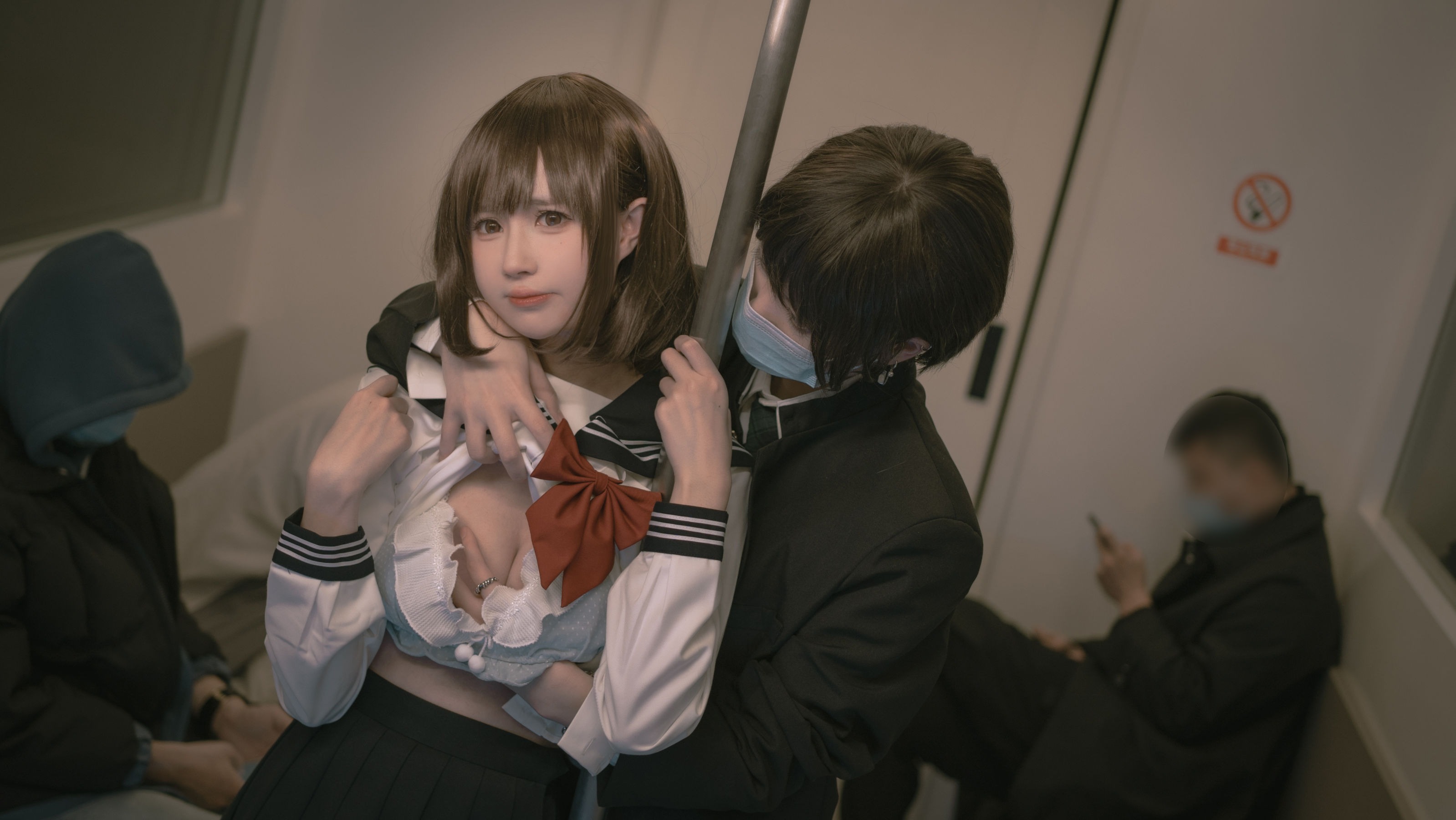 [网红COSER]_西园寺南歌写真_-_电车物语-写真图集共100P 2