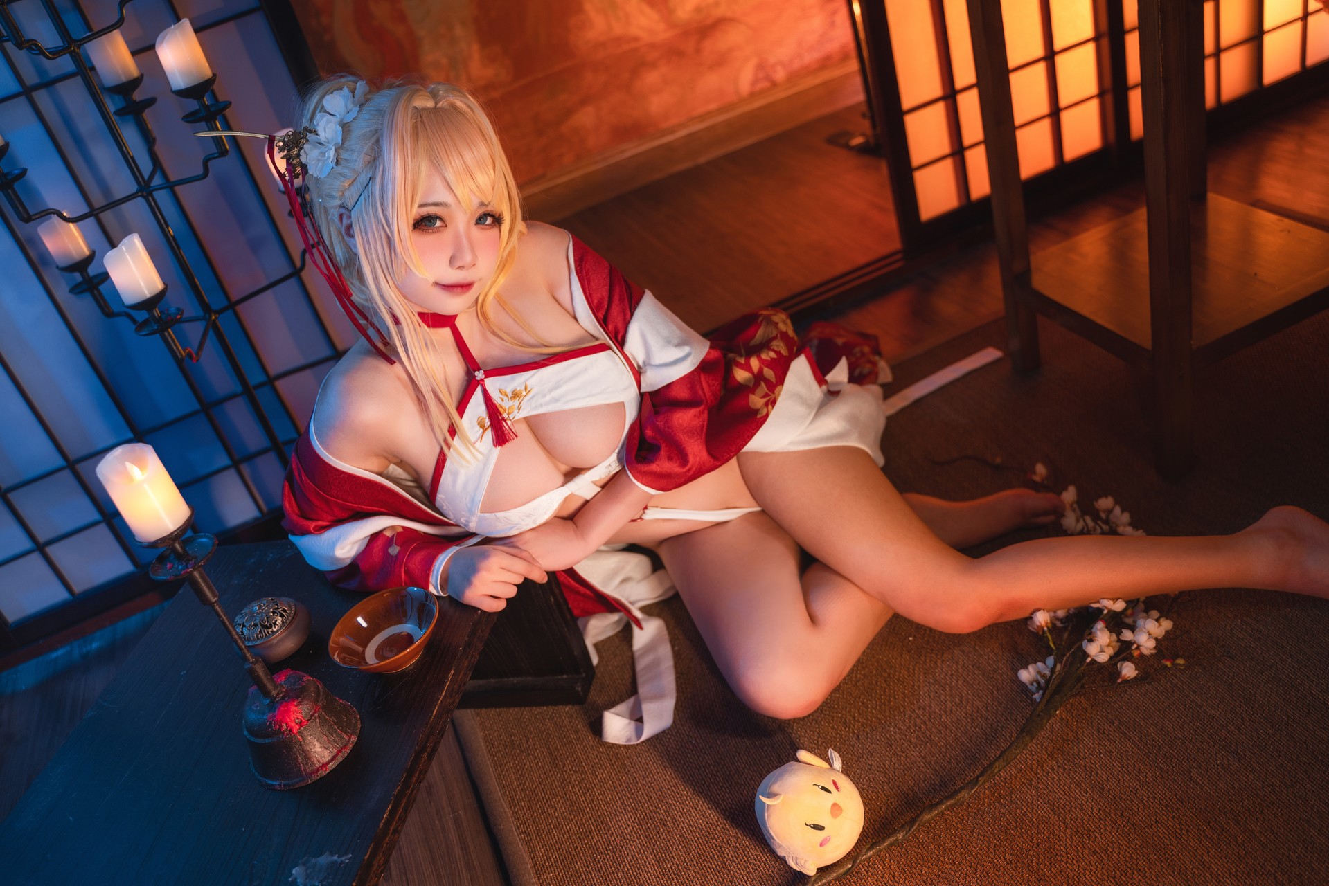 Cosplay 贞子蜜桃 碧蓝航线 新春光荣 15
