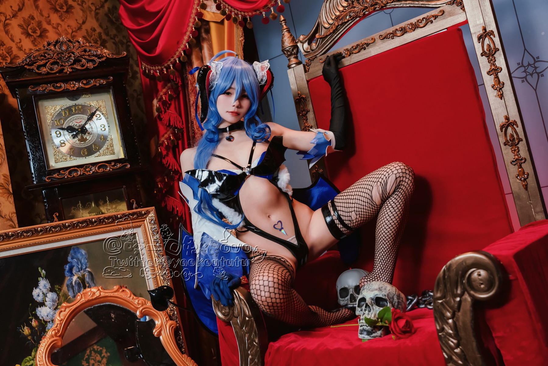 Cosplay 黏黏团子兔 甘雨魅魔 25