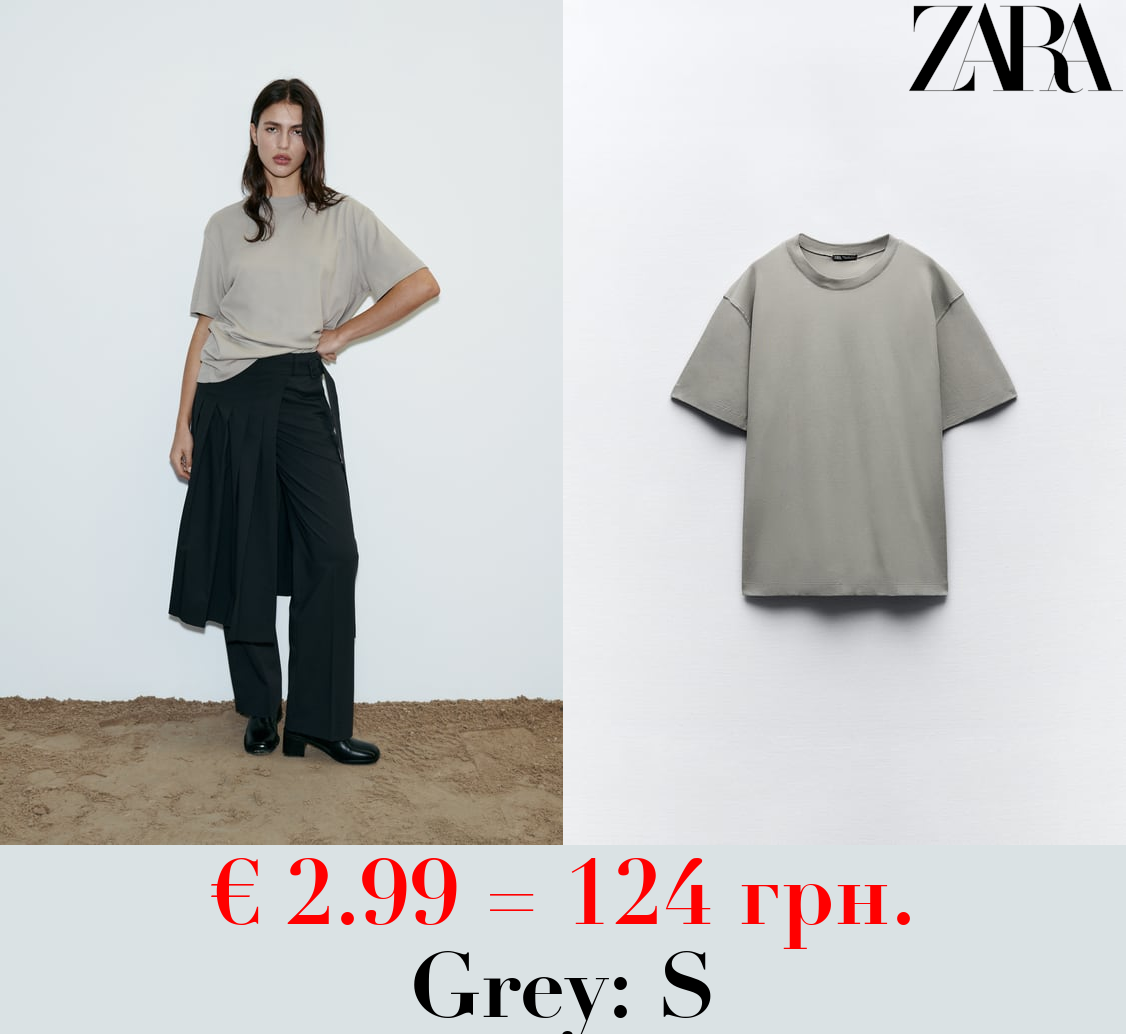 COTTON CLEAN EFFECT T-SHIRT