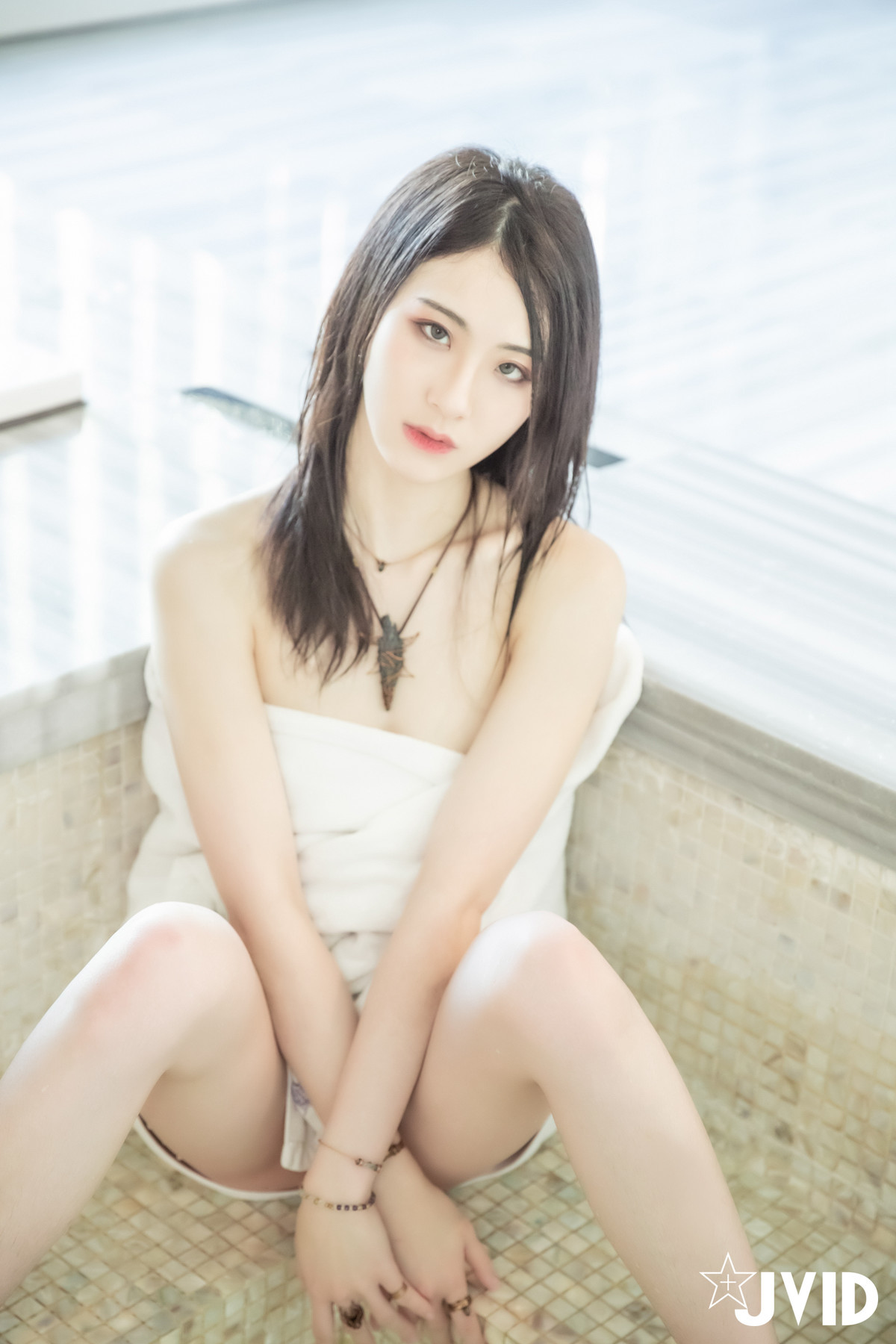 JVID精品 雪白美乳「阿黎」濕身、淋浴、裸泡無遮掩全露！ 20