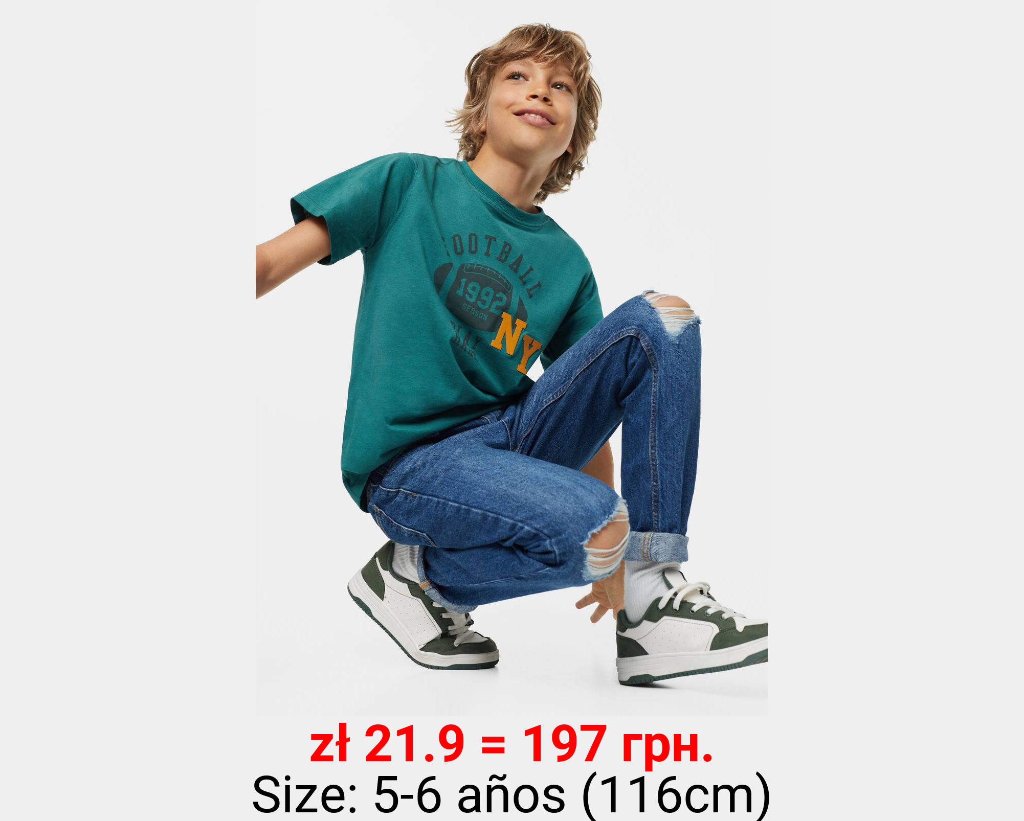 Camiseta estampada algodón