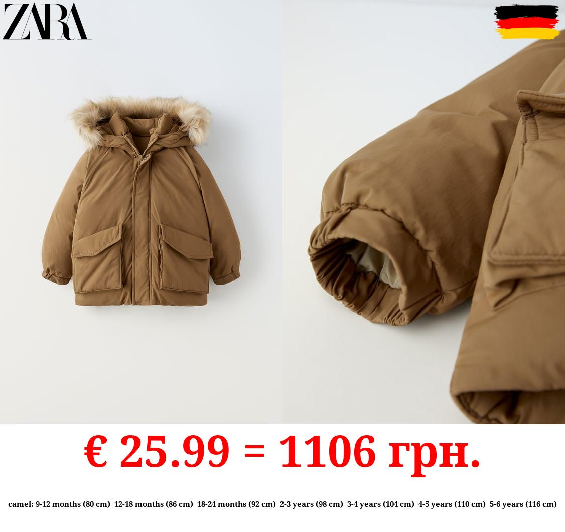 WATER-REPELLENT PADDED PARKA