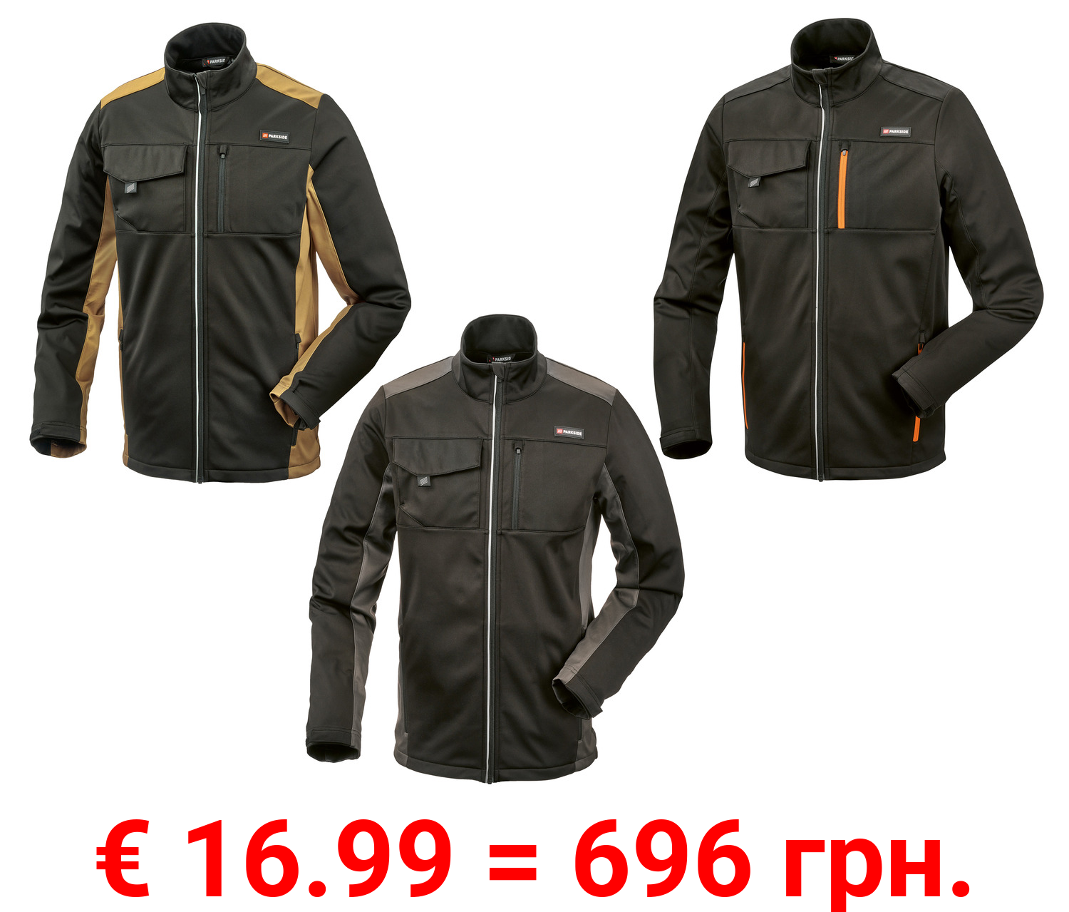 PARKSIDE® Herren Softshelljacke, mit hohem Wärmerückhalt