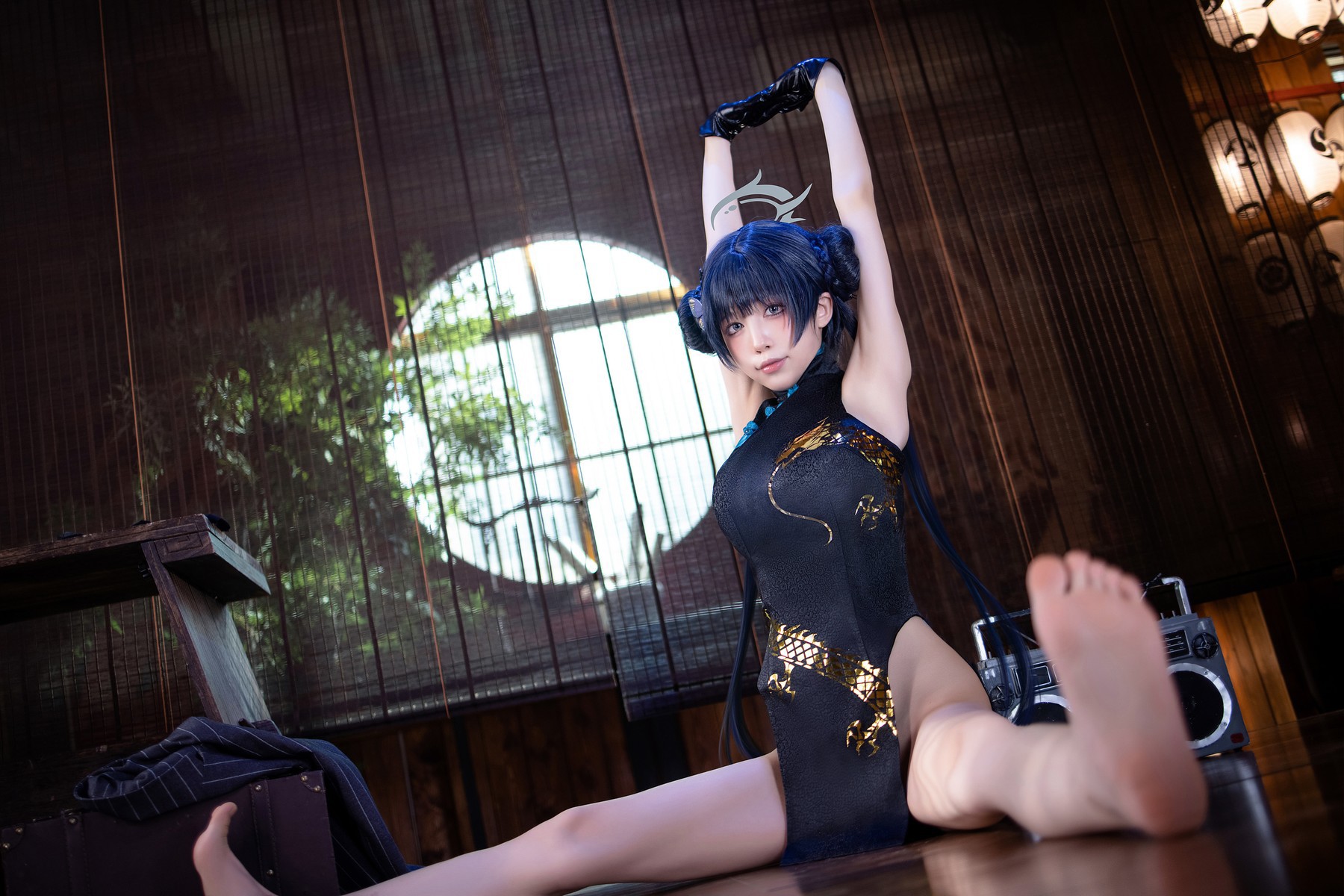 Cosplay 水淼Aqua 碧蓝档案 妃咲 Set.01 23