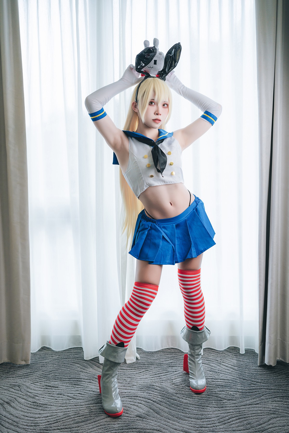 Cosplay 浵卡Tokar Shimakaze Kancolle 1