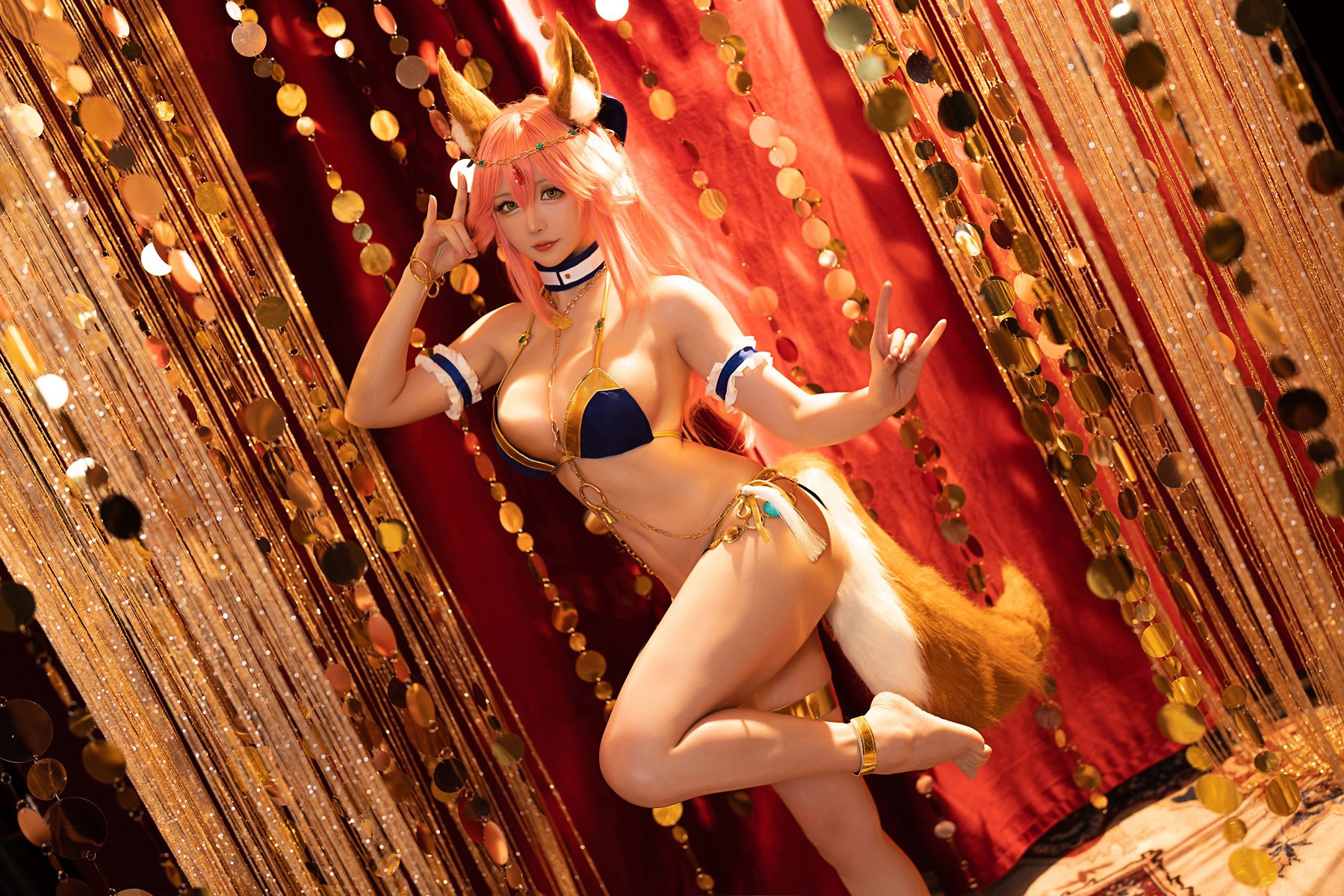 星之迟迟 Cosplay 玉藻前舞娘 1