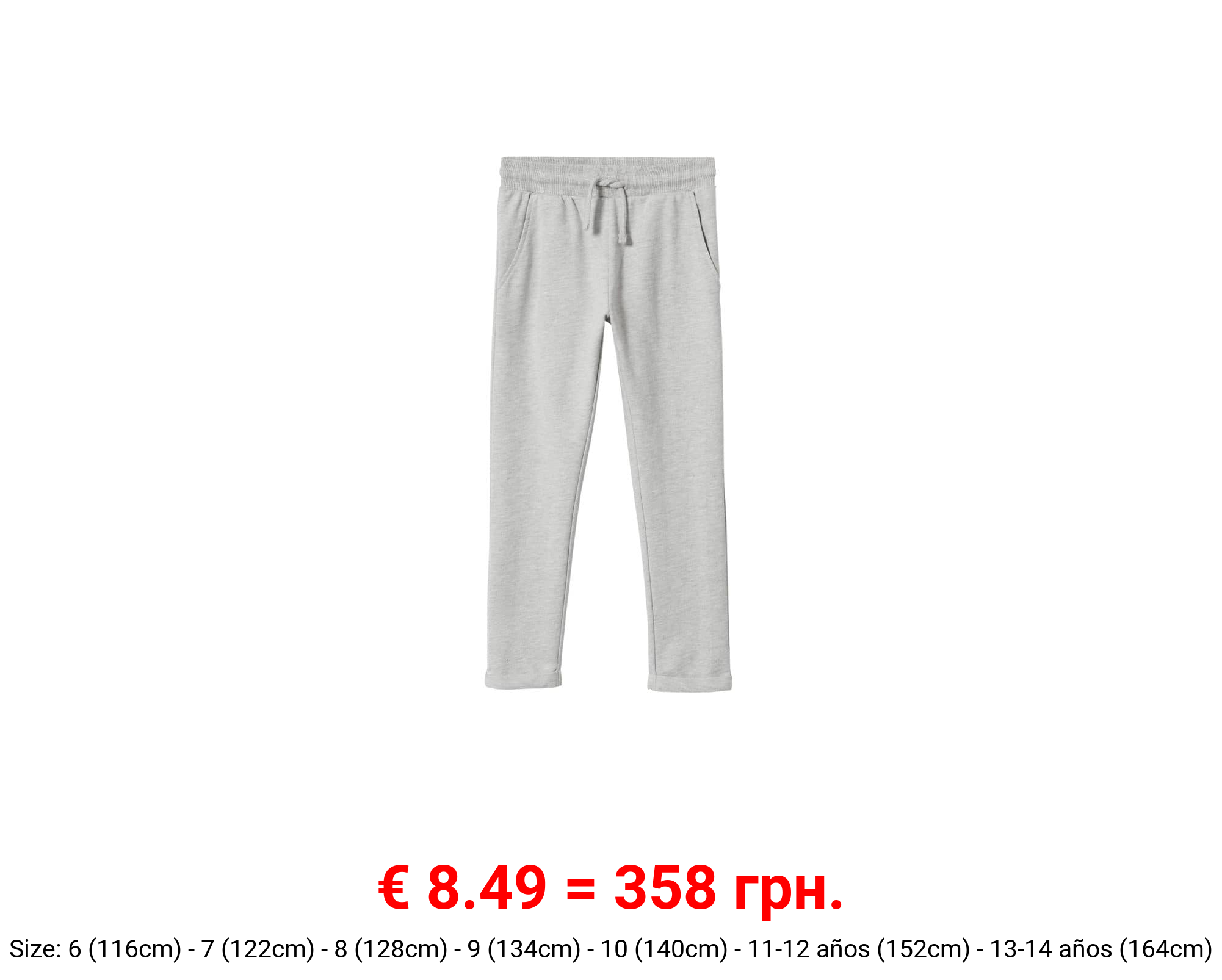 Pantalón jogger algodón