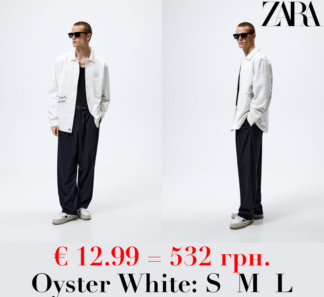 BONSAI PRINT OVERSHIRT