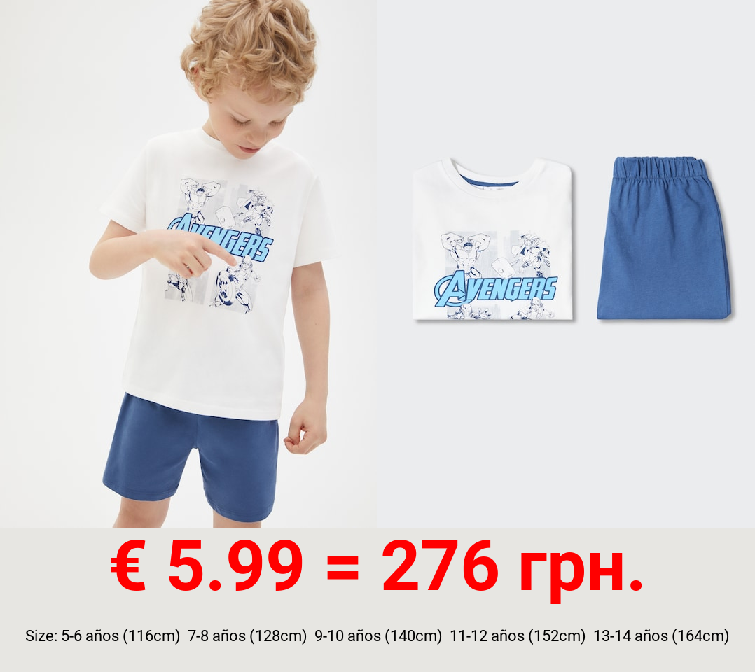 Pijama corto Avengers