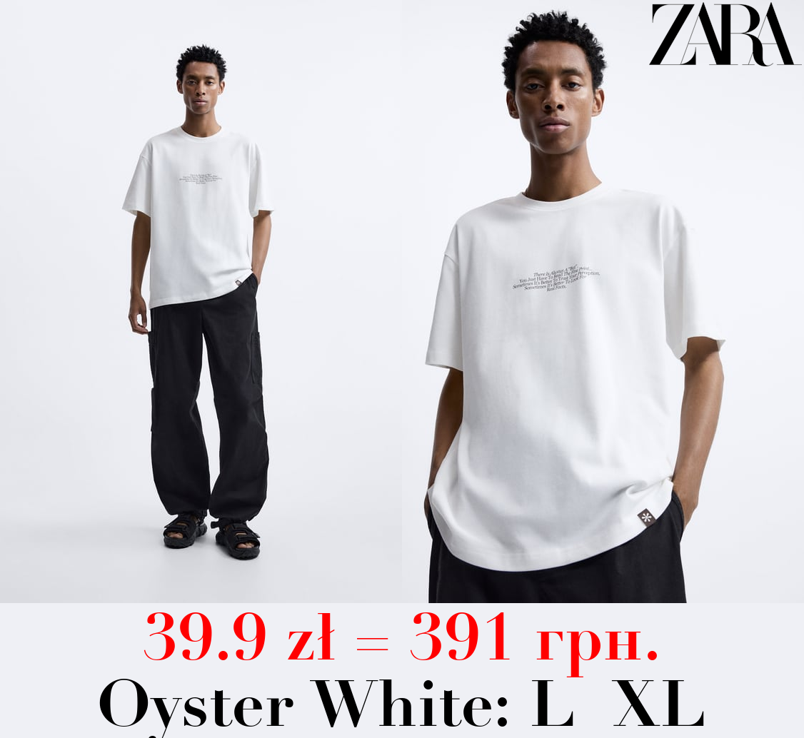 SLOGAN PRINT T-SHIRT