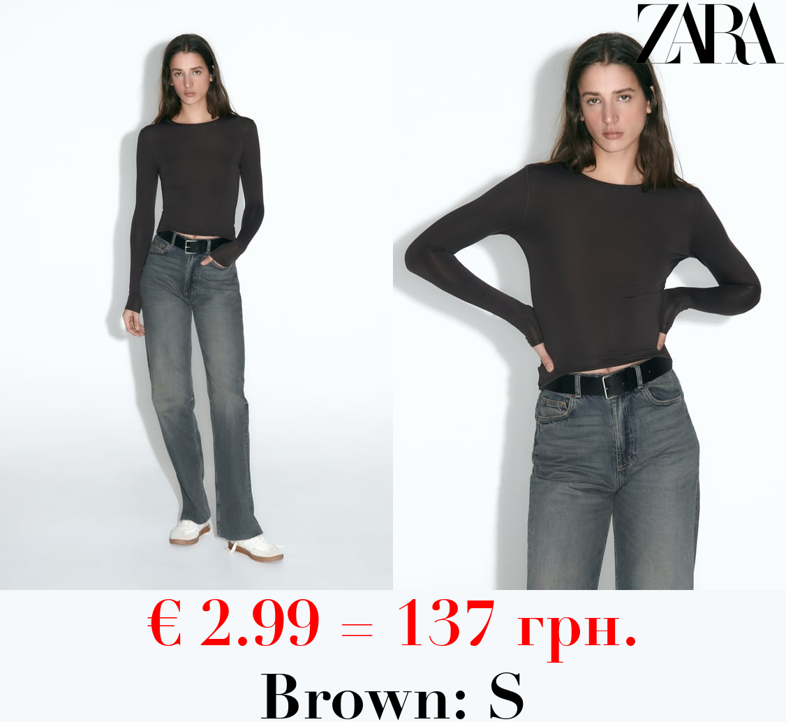 LONG SLEEVE POLYAMIDE T-SHIRT