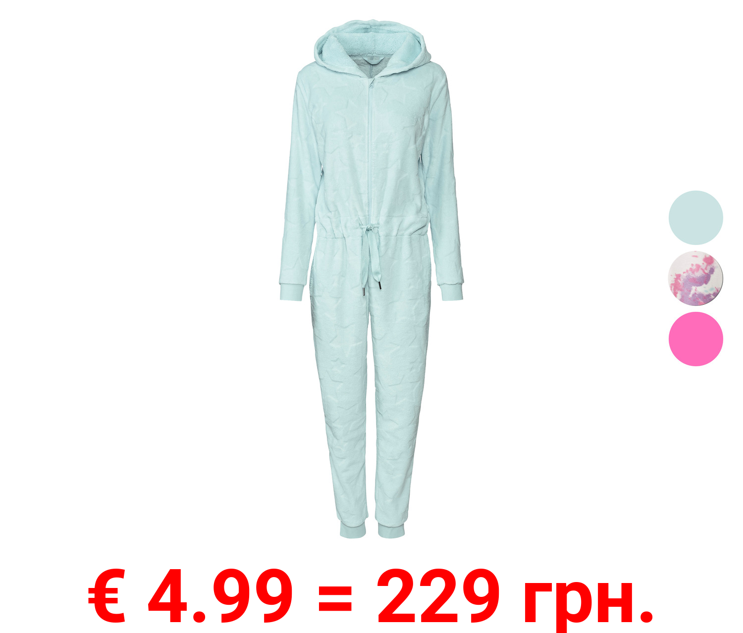 esmara® Damen Jumpsuit aus weicher, wärmender Plüsch-Qualität