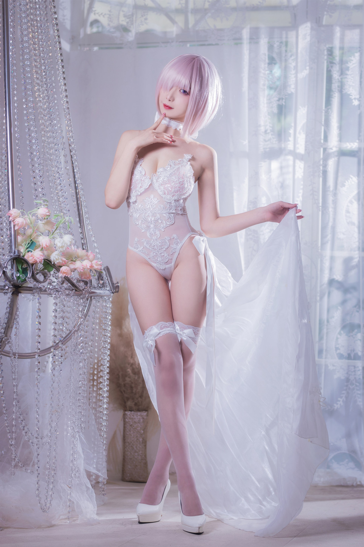 Cosplay 封疆疆v 婚纱玛修 7