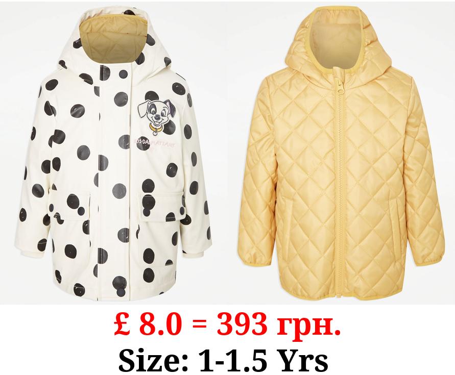 Disney 101 Dalmatians White Spot Fisherman Jacket