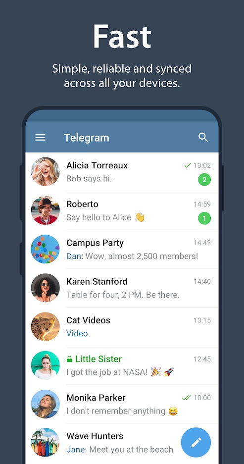 Telegram MOD APK + [Pro/Unlocked] Download Free