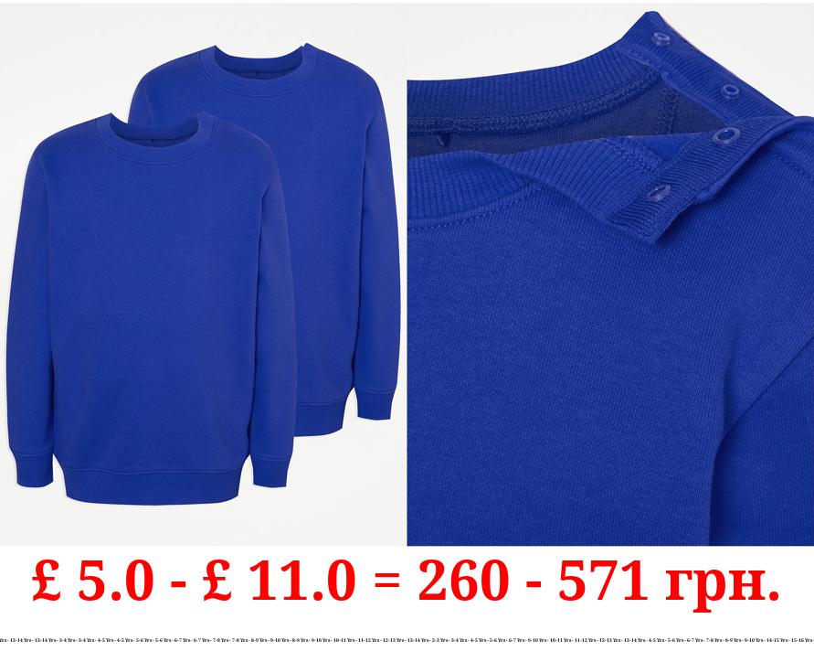 Cobalt Easy On School Sweatshirt 2 Pack