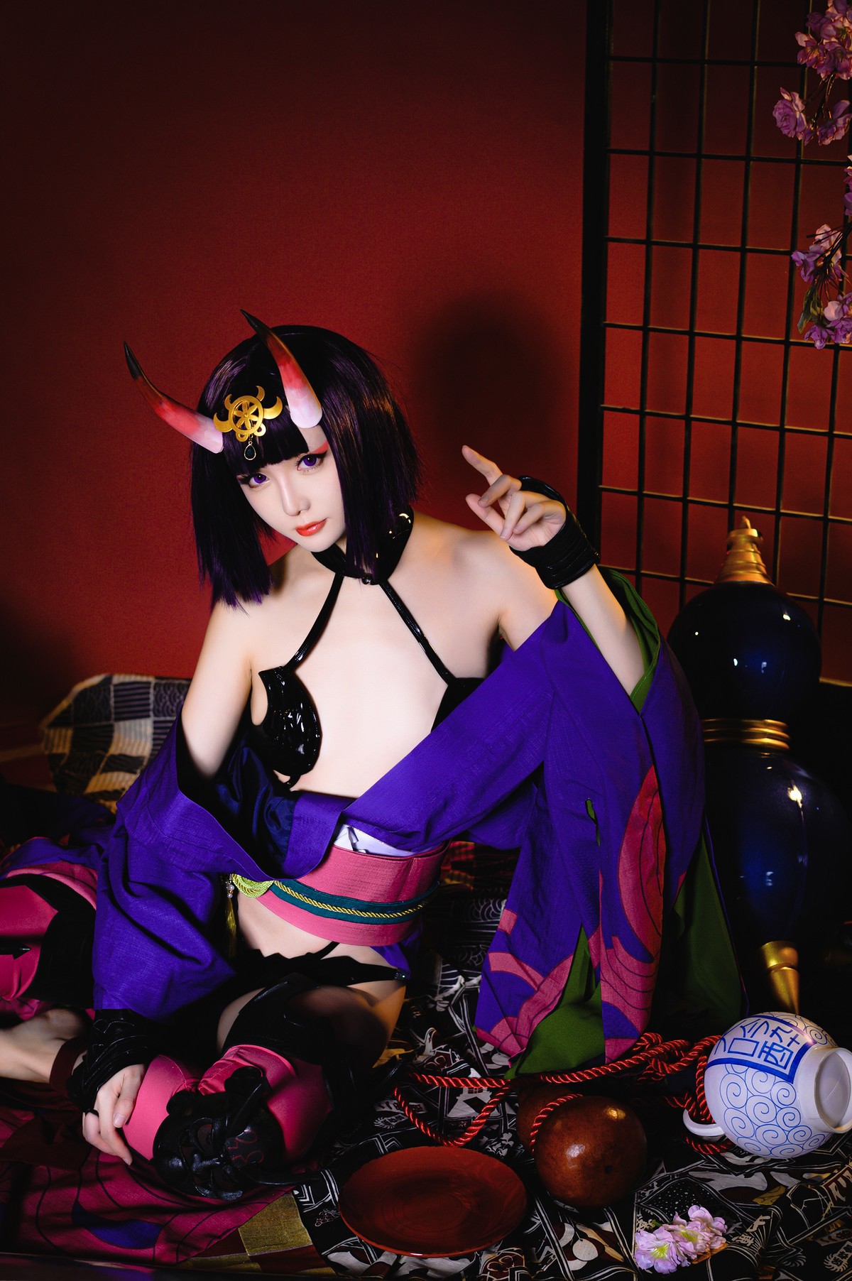 Cosplay 星之迟迟Hoshilily 酒吞原皮 12