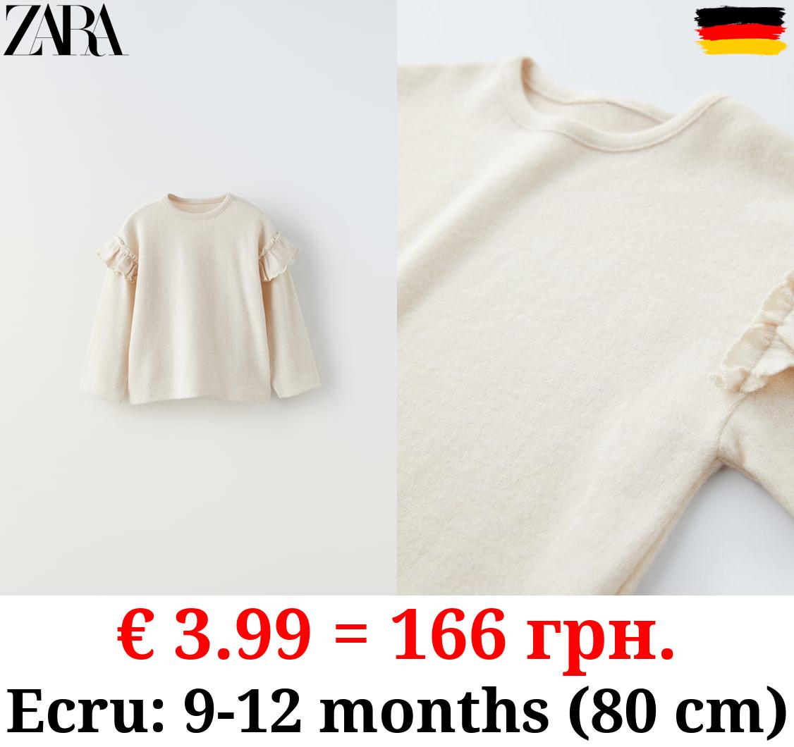 SOFT TOUCH RUFFLED T-SHIRT