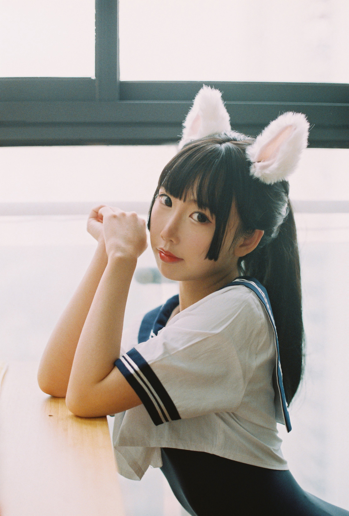 Cosplay 面饼仙儿 水手服 死库水 9