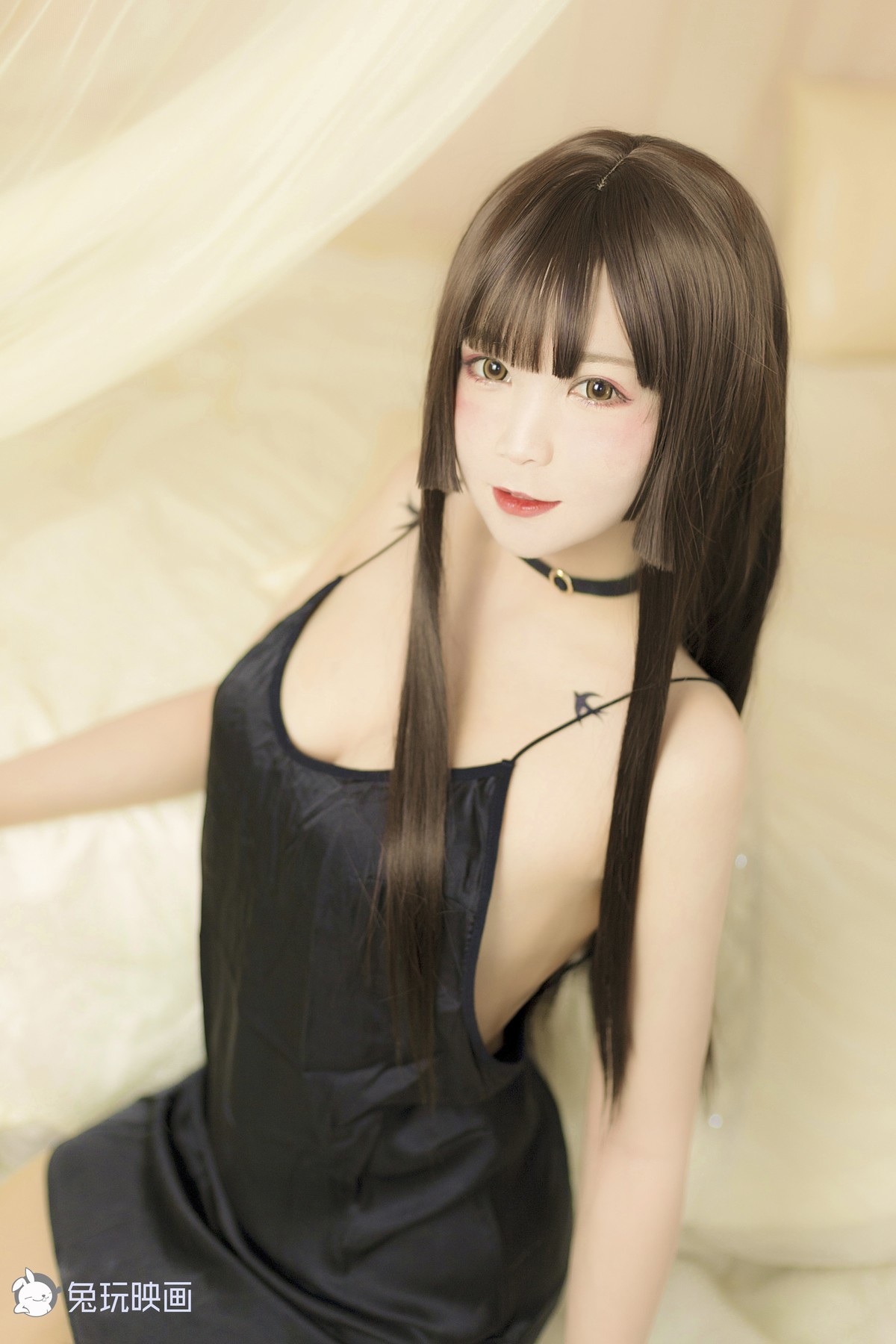 Cosplay 兔玩映画 黑睡衣 33
