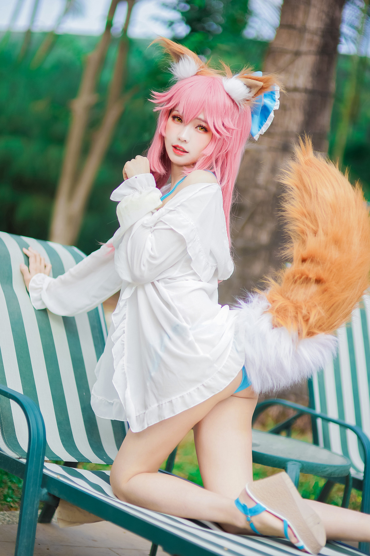 Cosplay ElyEE子 玉藻前泳池 5