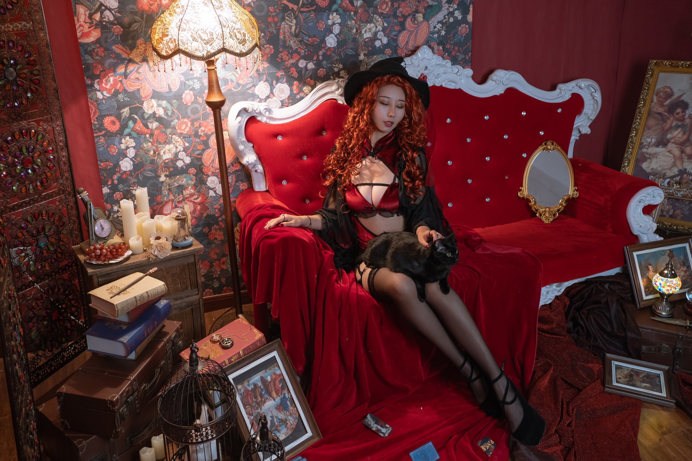Cosplay 云溪溪  奶桃 女巫和艳后 12