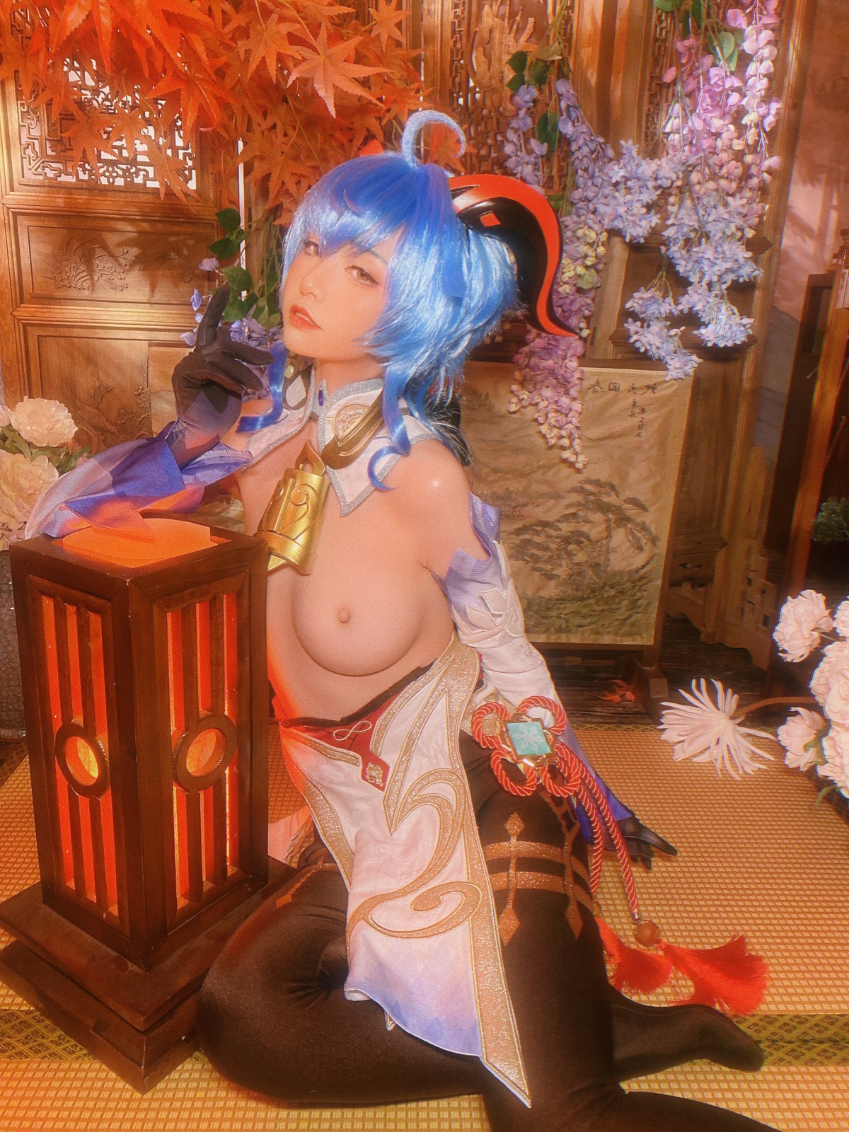 爆机少女喵小吉 Cosplay 原神 甘雨 34
