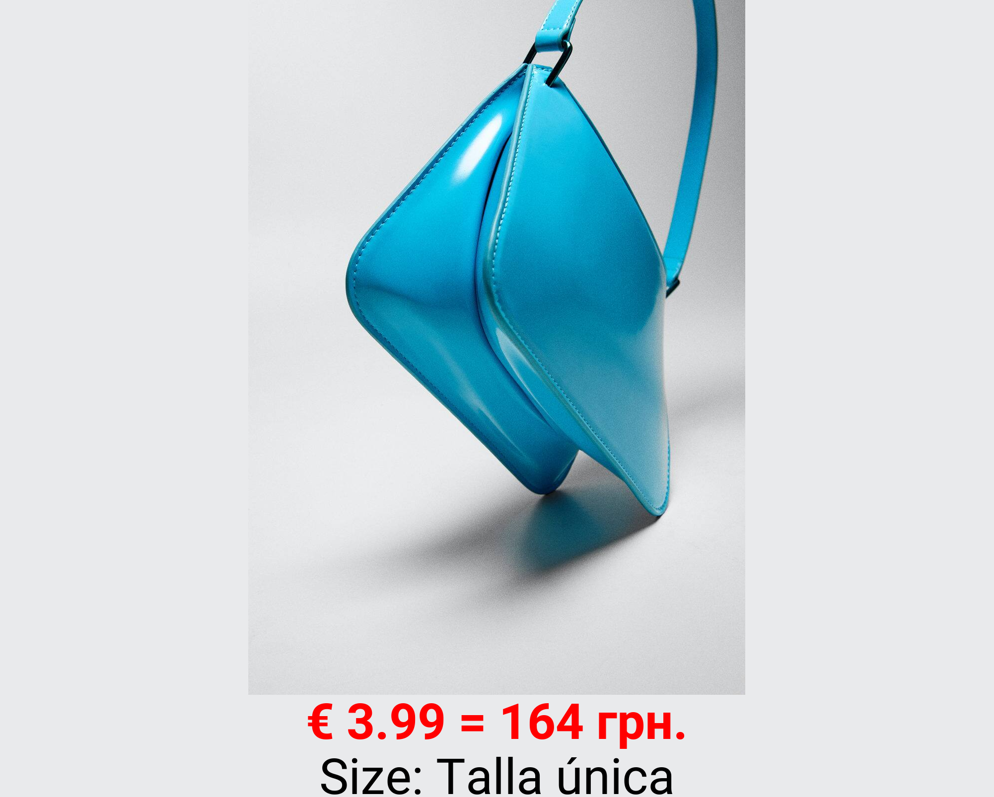 Bolso hombro charol