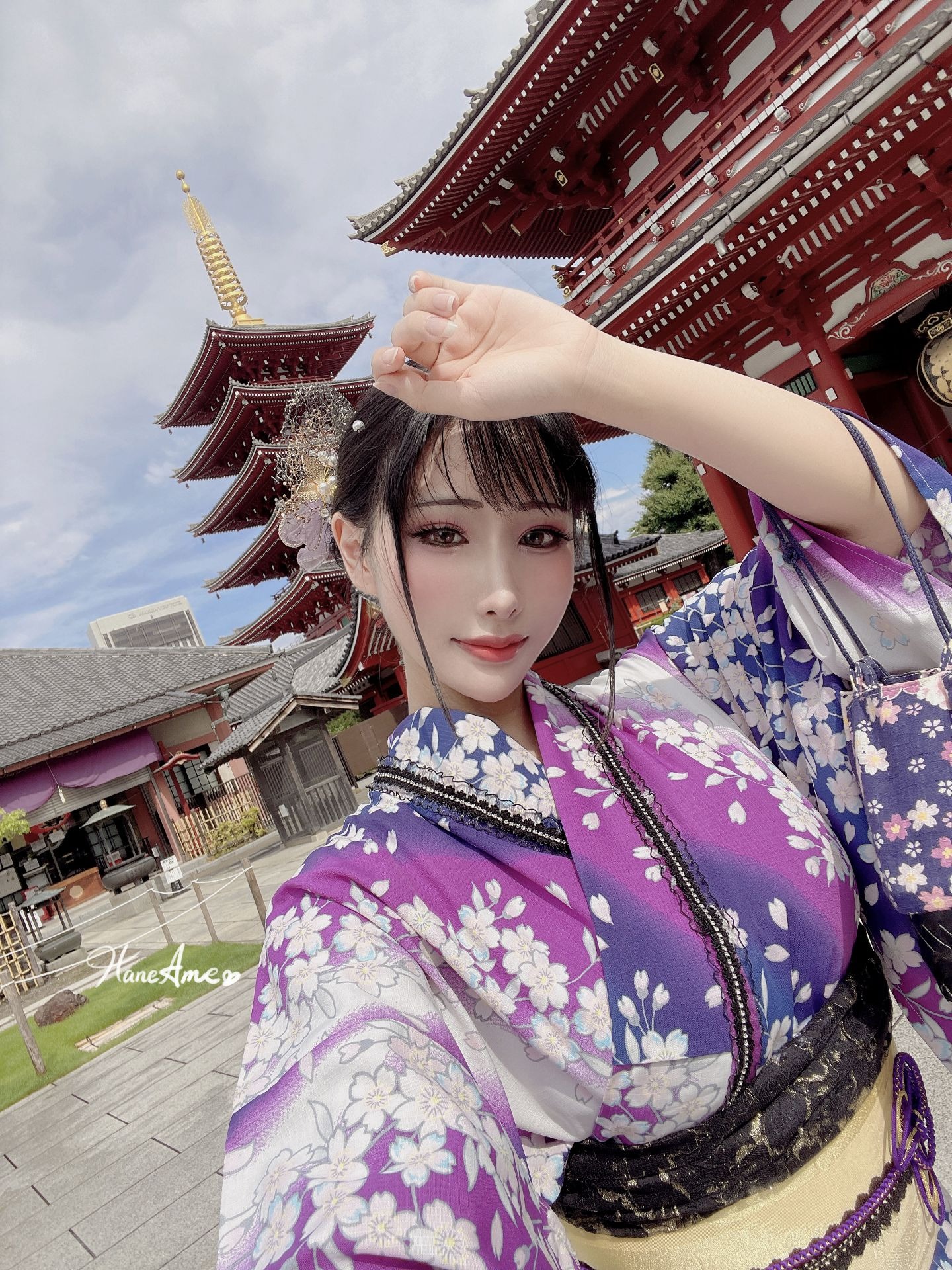 紫羅蘭夏日浴衣 80