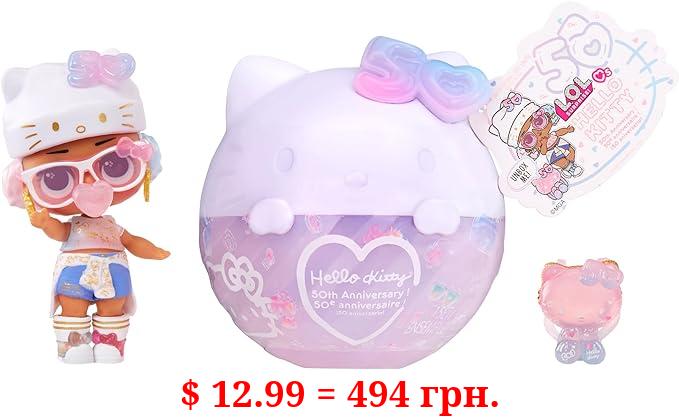 LOL Surprise Loves Hello Kitty Tots- Crystal Cutie- with Collectible Doll, 7 Surprises, Hello Kitty 50th Anniversary Theme, Hello Kitty Limited Edition Doll- Great Gift for Girls Age 3+